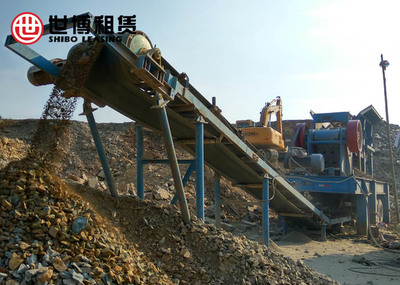 世博出租移动破碎站在湖南岳阳高速公路路基AB料加工破碎项目中的应用