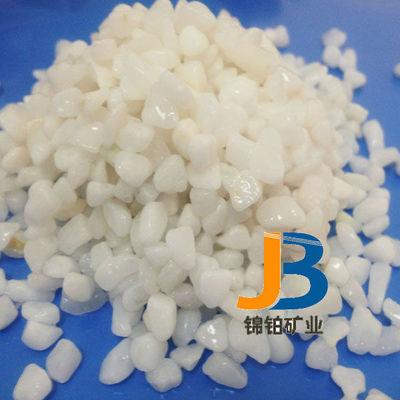 灵寿县锦铂矿产品加工厂天然白色石子产品解析