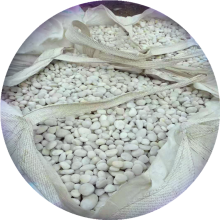 工厂自供白色洗米石、碎石、鹅卵石及园林铺面白石子——灵寿县洁亿矿产品加工厂的专业制造